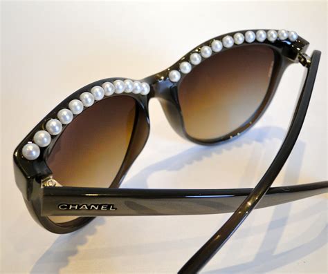 chanel sunglasses with pearl|chanel sunglasses women with pearl.